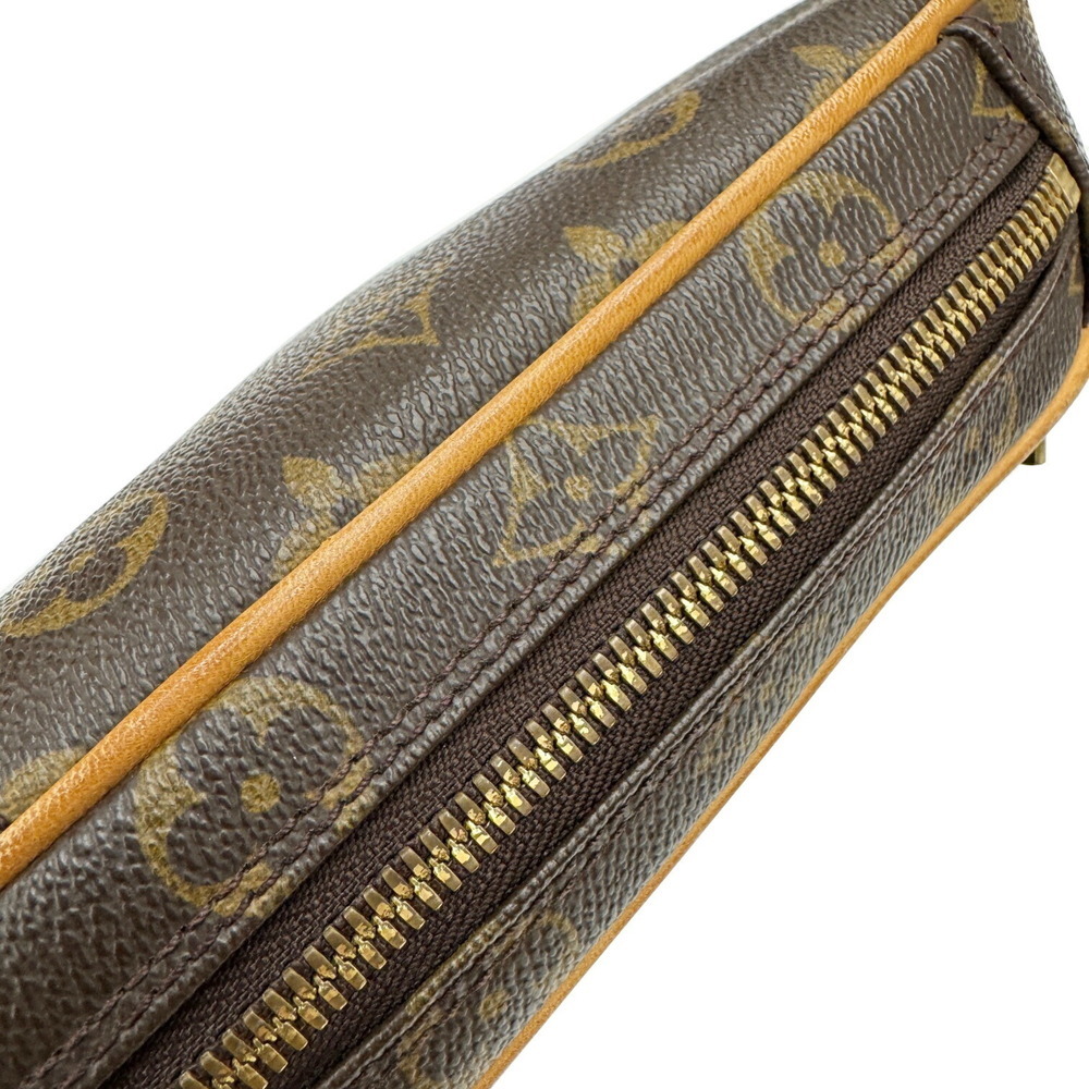 LOUIS VUITTON Authentic Brown Monogram Pochette Shoulder Bag - Picture 9 of 11